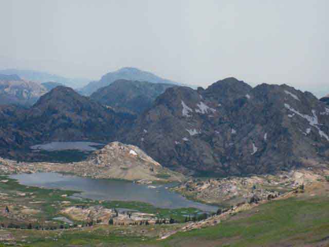 Emigrant Meadow and Middle Emigrant Lakes.